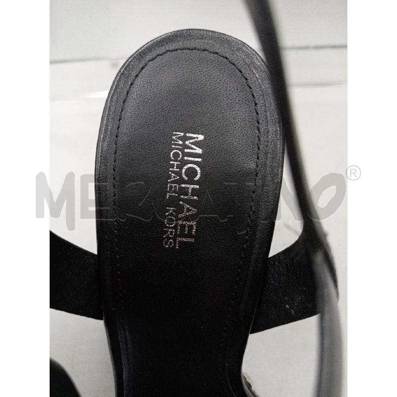 SANDALI DONNA MICHAEL KORS NERE ZEPPA CON BORCHIETTE | Mercatino dell'Usato Moncalieri bengasi 4