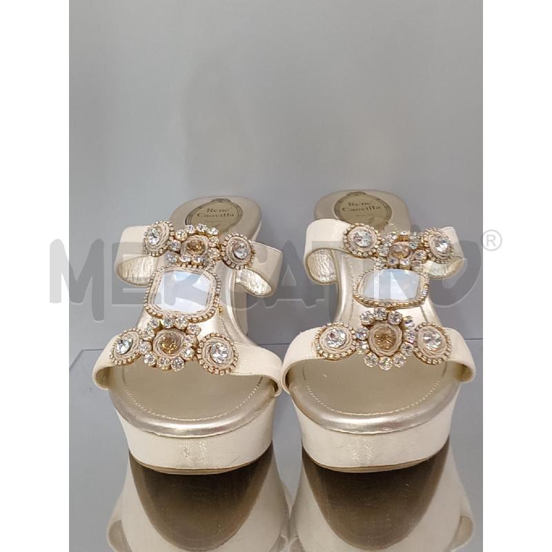 SANDALI DONNA RENE CAOVILLA CON PIETRE E STRASS  | Mercatino dell'Usato Moncalieri bengasi 2