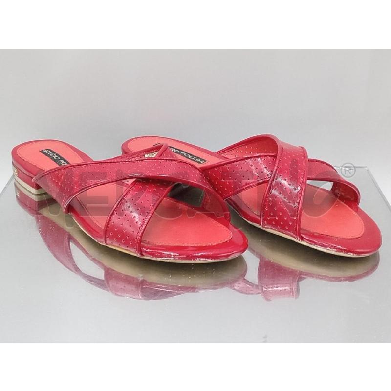 SANDALI DONNA STUDIO POLLINI ROSSI INCROCIATI | Mercatino dell'Usato Moncalieri bengasi 1