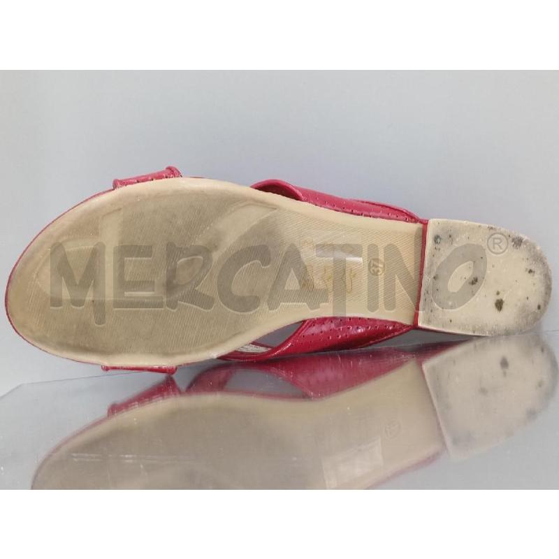 SANDALI DONNA STUDIO POLLINI ROSSI INCROCIATI | Mercatino dell'Usato Moncalieri bengasi 4
