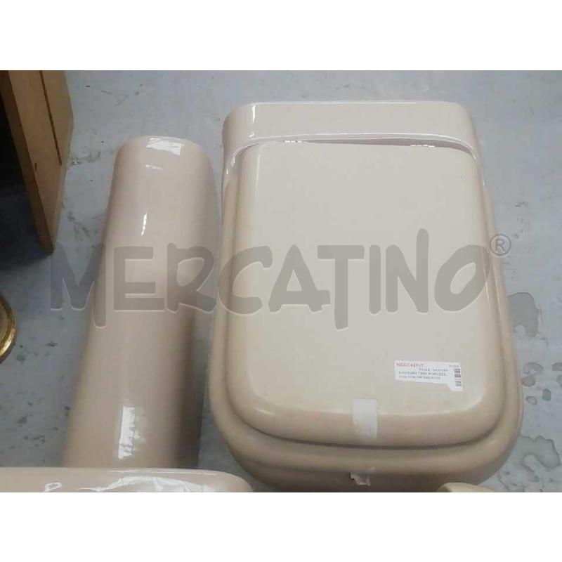 SANITARI TRIS PORCELLANA COLOR SALMONE | Mercatino dell'Usato Moncalieri bengasi 5