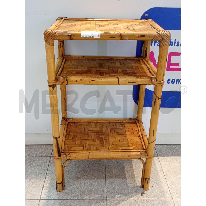 SCAFFALE BAMBU 4 PIANI | Mercatino dell'Usato Moncalieri bengasi 1