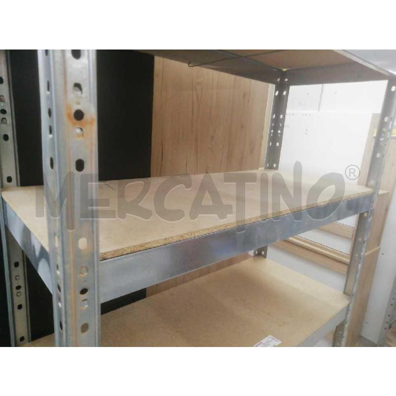 SCAFFALE STRUTTURA FERRO RIPIANI LEGNO | Mercatino dell'Usato Moncalieri bengasi 3