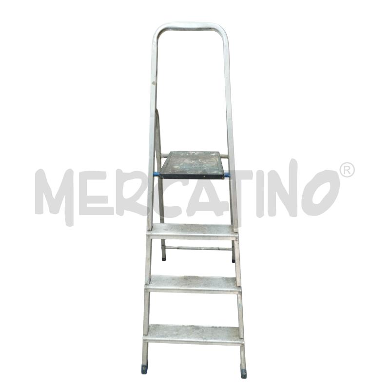 SCALA ALLUMINIO 4 GRADINI  | Mercatino dell'Usato Moncalieri bengasi 1