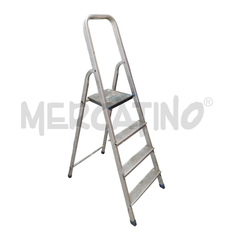 SCALA ALLUMINIO 4 GRADINI  | Mercatino dell'Usato Moncalieri bengasi 2