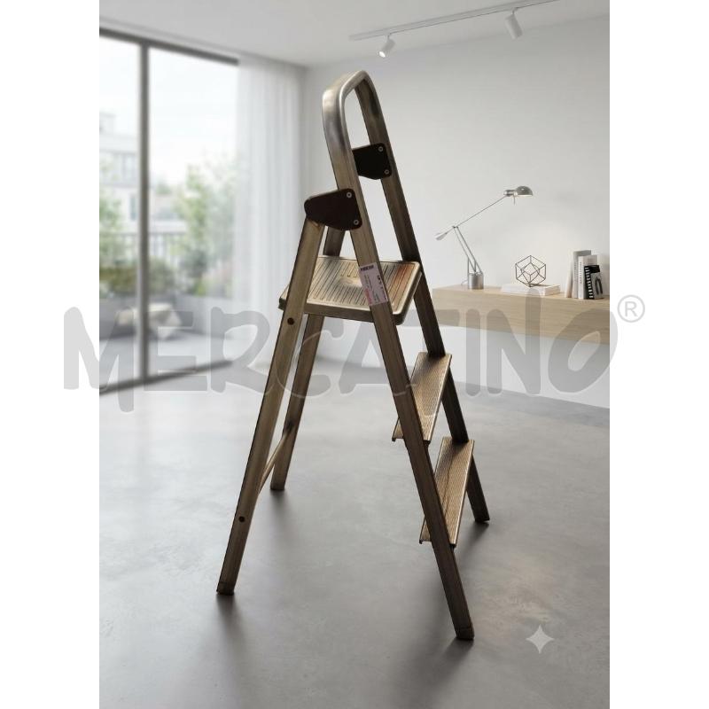 SCALETTA 3 GRADINI ALLUMINIO | Mercatino dell'Usato Moncalieri bengasi 1