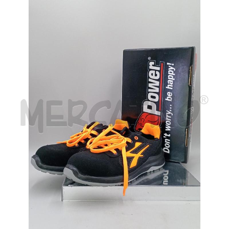 SCARPE ANTINFORTUNISTICA UP POWER NERA BAFFO ARANCIO  | Mercatino dell'Usato Moncalieri bengasi 1