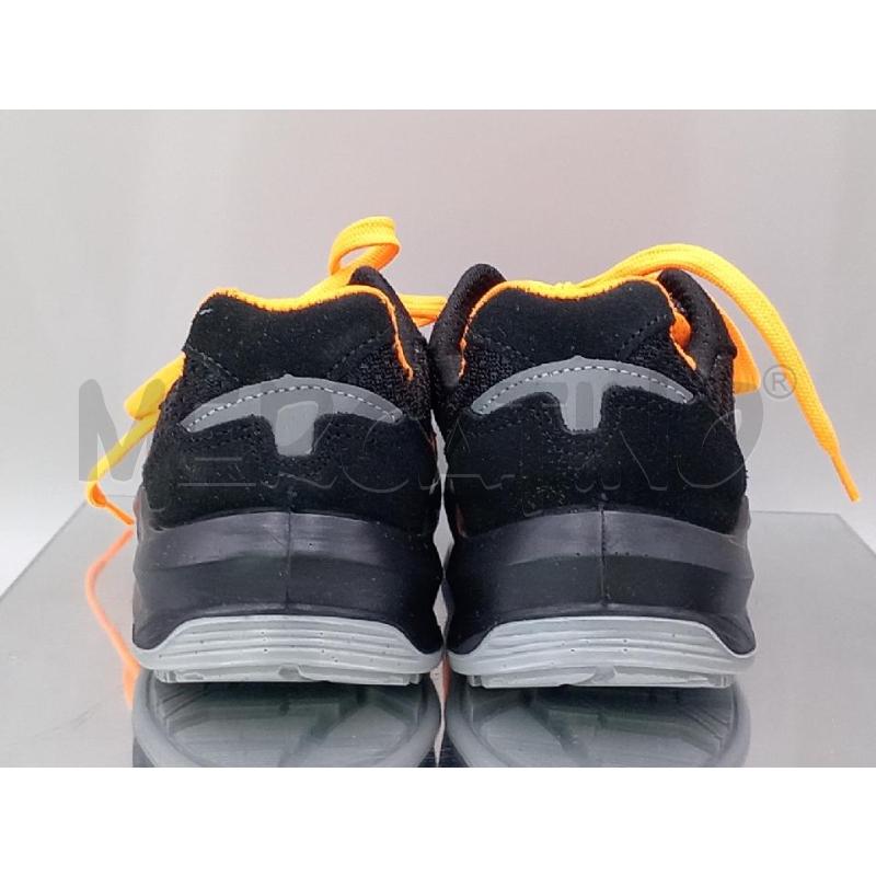 SCARPE ANTINFORTUNISTICA UP POWER NERA BAFFO ARANCIO  | Mercatino dell'Usato Moncalieri bengasi 3