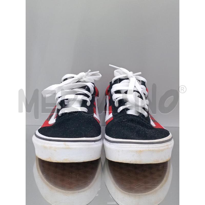 SCARPE BAMBINO VANS NERE ROSSE | Mercatino dell'Usato Moncalieri bengasi 2