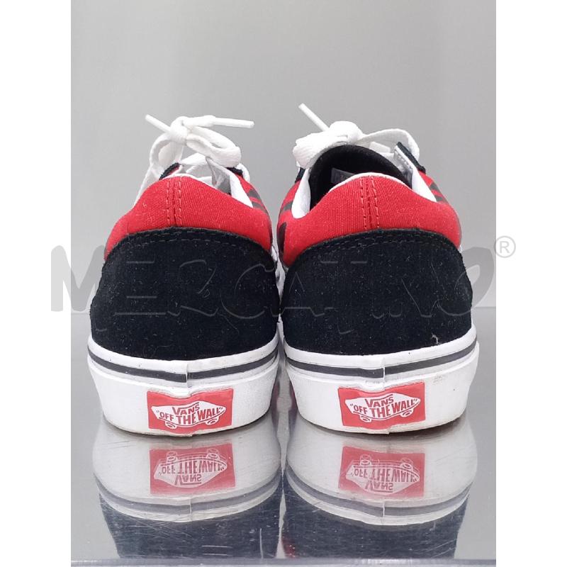 SCARPE BAMBINO VANS NERE ROSSE | Mercatino dell'Usato Moncalieri bengasi 3