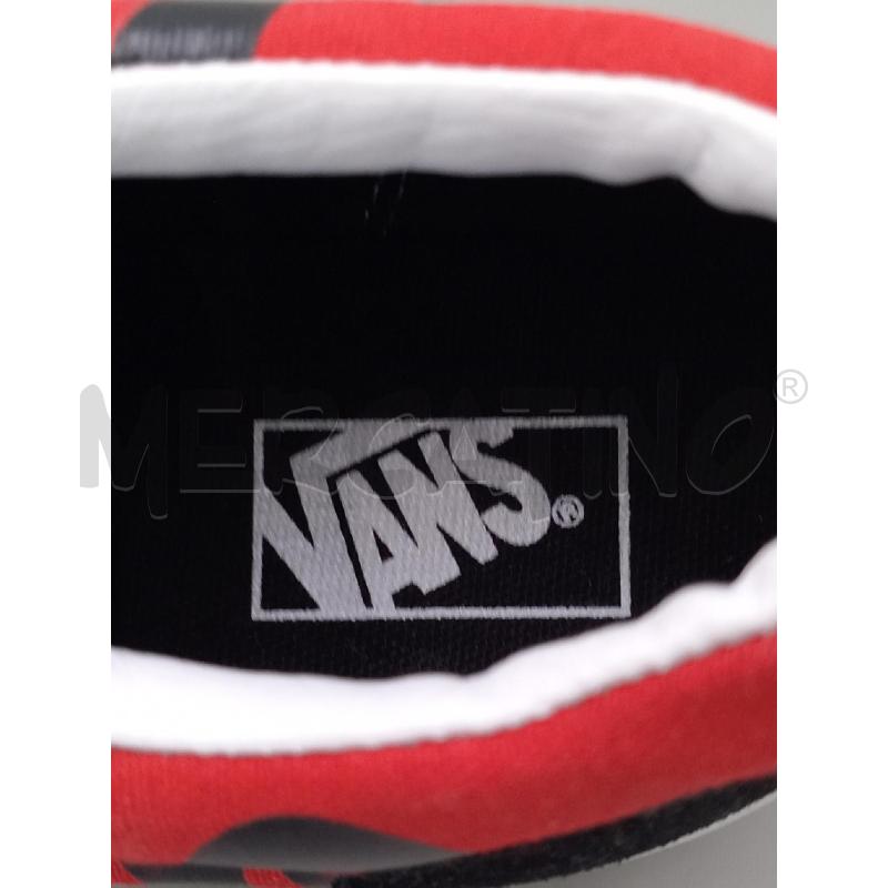 SCARPE BAMBINO VANS NERE ROSSE | Mercatino dell'Usato Moncalieri bengasi 5