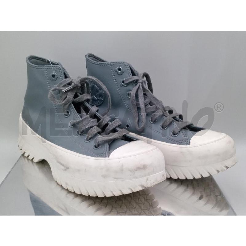 SCARPE CONVERSE GRIGIO PLATFORM | Mercatino dell'Usato Moncalieri bengasi 1