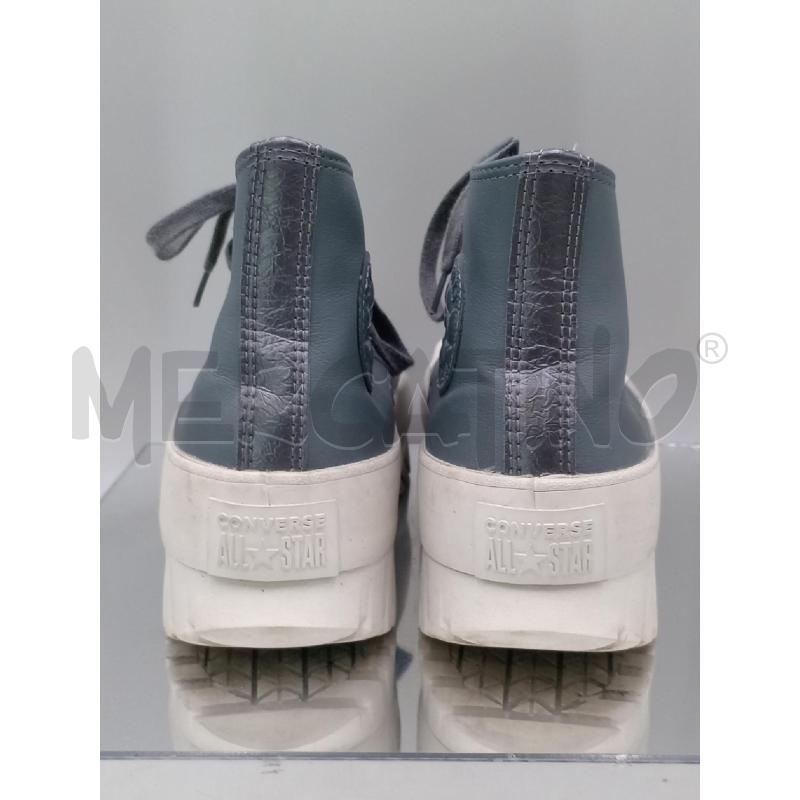 SCARPE CONVERSE GRIGIO PLATFORM | Mercatino dell'Usato Moncalieri bengasi 3
