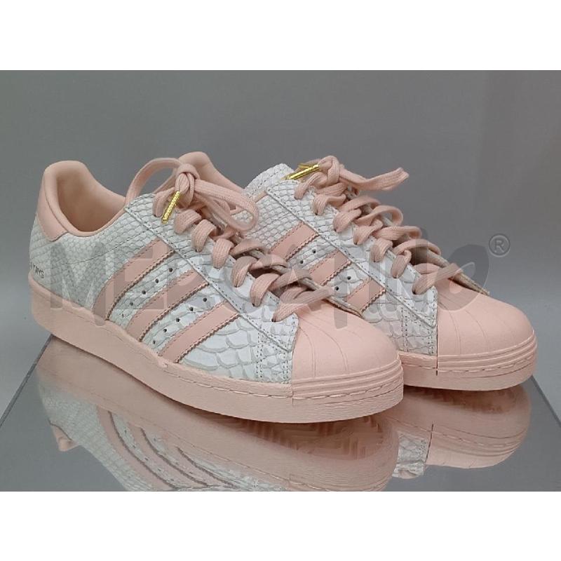 SCARPE DONNA ADIDAS SUPERSTAR 80 S SQUAMATE BIANCO ROSA | Mercatino dell'Usato Moncalieri bengasi 1