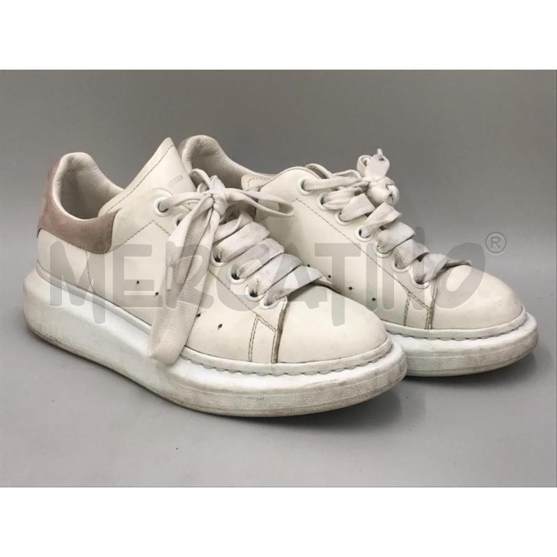 SCARPE DONNA ALEXANDER MC QUEEN BIANCHE RETRO ROSA | Mercatino dell'Usato Moncalieri bengasi 1