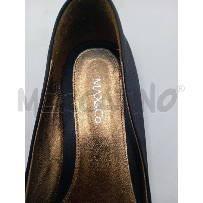 SCARPE DONNA BALLERINE MAX & CO NERE RASO CON INSERTI GIOIELLO | Mercatino dell'Usato Moncalieri bengasi 4