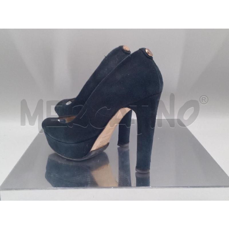 SCARPE DONNA CARLA G DECOLTE NERA SCAMOSCIATA PUNTA APERTA | Mercatino dell'Usato Moncalieri bengasi 4