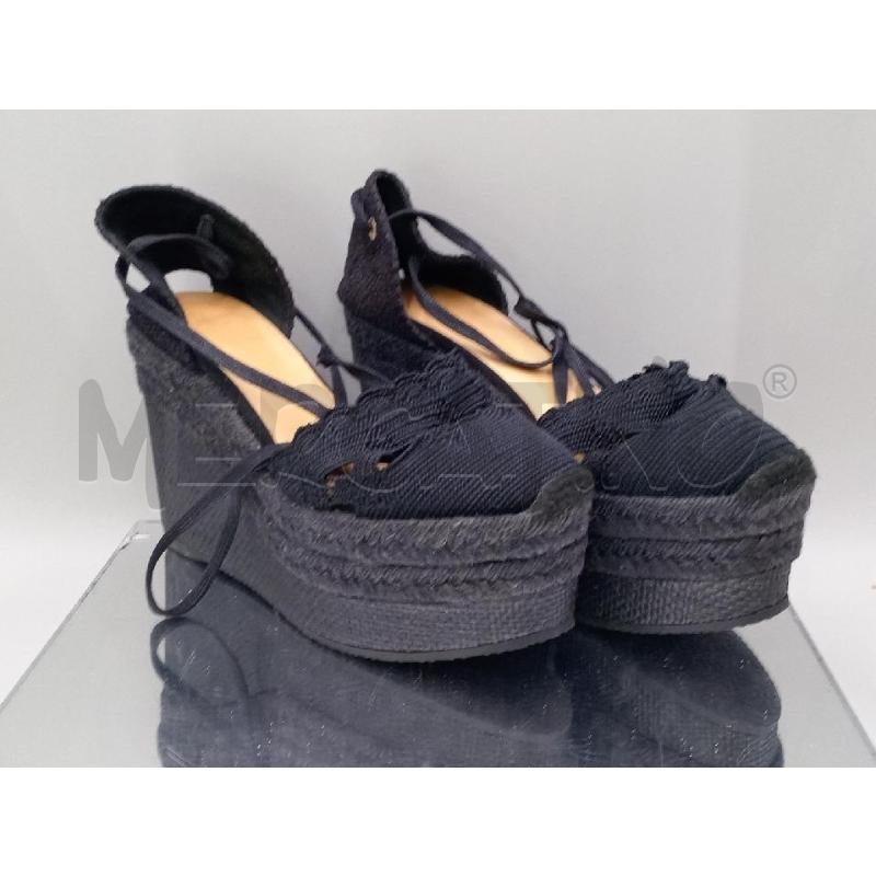 SCARPE DONNA CASTANER NERE CON ZEPPA | Mercatino dell'Usato Moncalieri bengasi 1