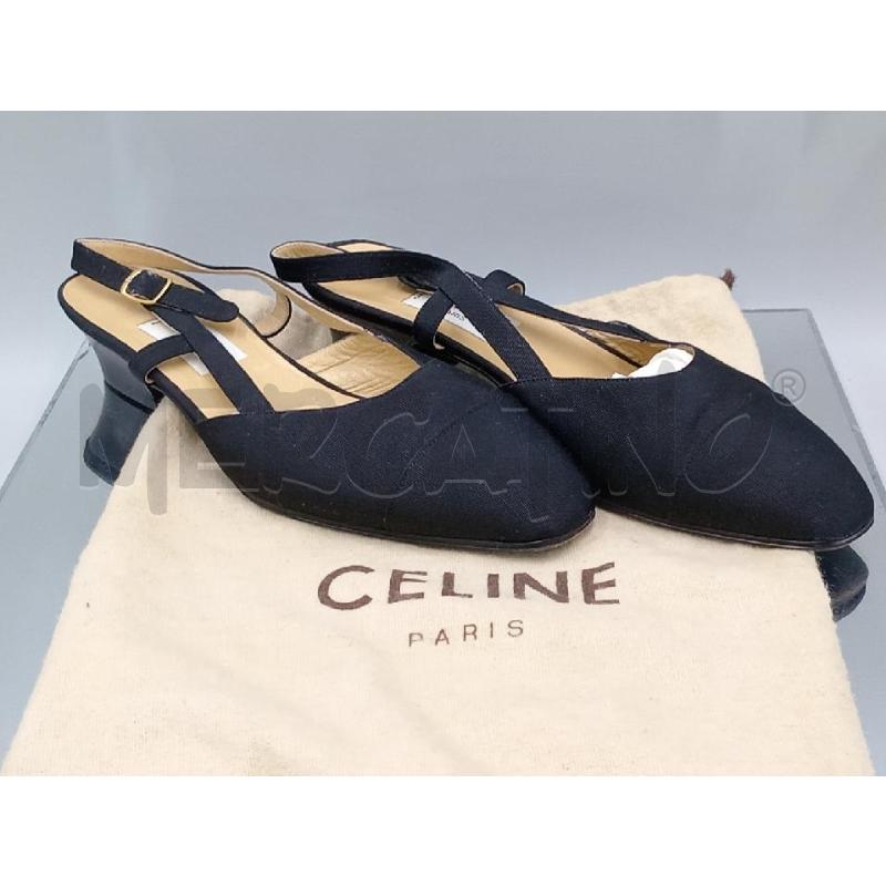 SCARPE DONNA CELINE NERE TESSURO  | Mercatino dell'Usato Moncalieri bengasi 1