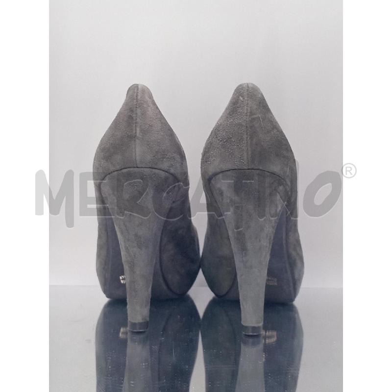 SCARPE DONNA CHIARINI VERDI SCAMOSCIATE TACCO APERTE DAVANTI | Mercatino dell'Usato Moncalieri bengasi 3