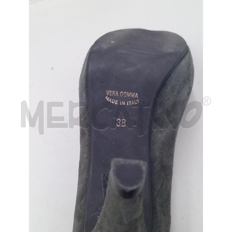 SCARPE DONNA CHIARINI VERDI SCAMOSCIATE TACCO APERTE DAVANTI | Mercatino dell'Usato Moncalieri bengasi 4