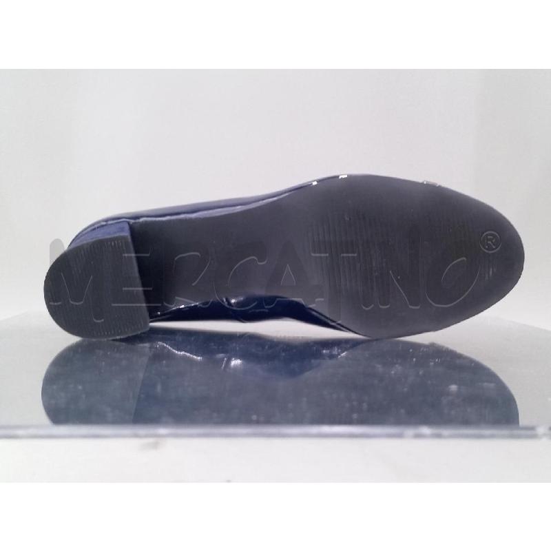 SCARPE DONNA CLARA BARSON BLU VERNICE CON PUNTA SCAMOSCIATA | Mercatino dell'Usato Moncalieri bengasi 4