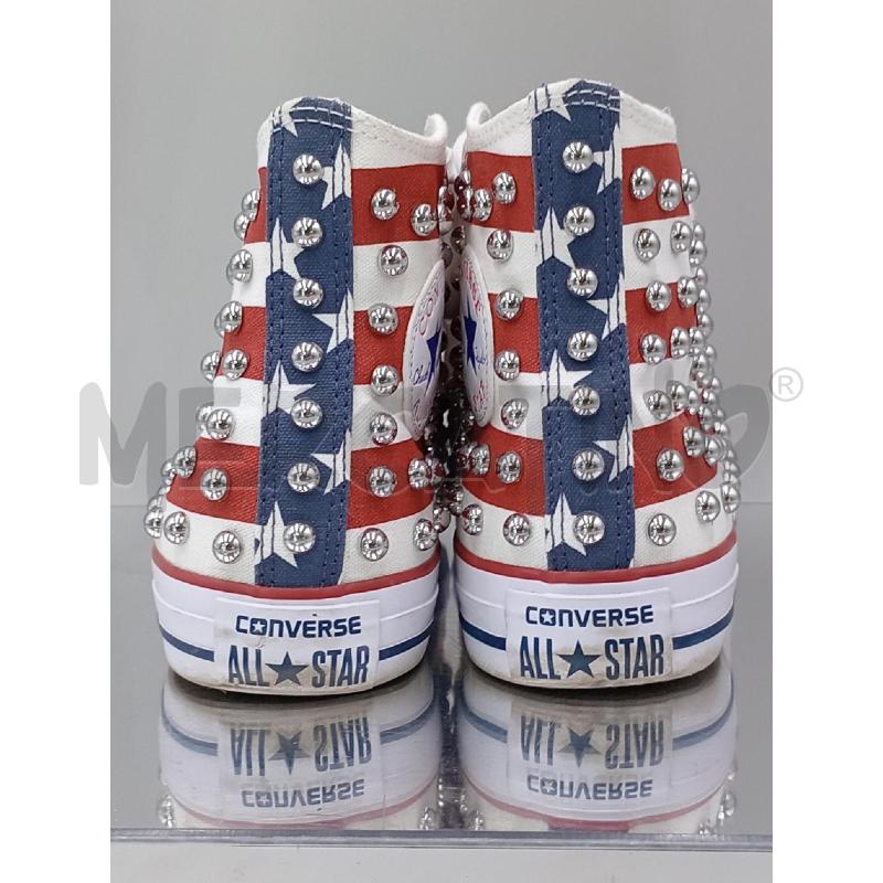 SCARPE DONNA CONVERSE BANDIERA AMERICANA CON BORCHIETTE | Mercatino dell'Usato Moncalieri bengasi 3