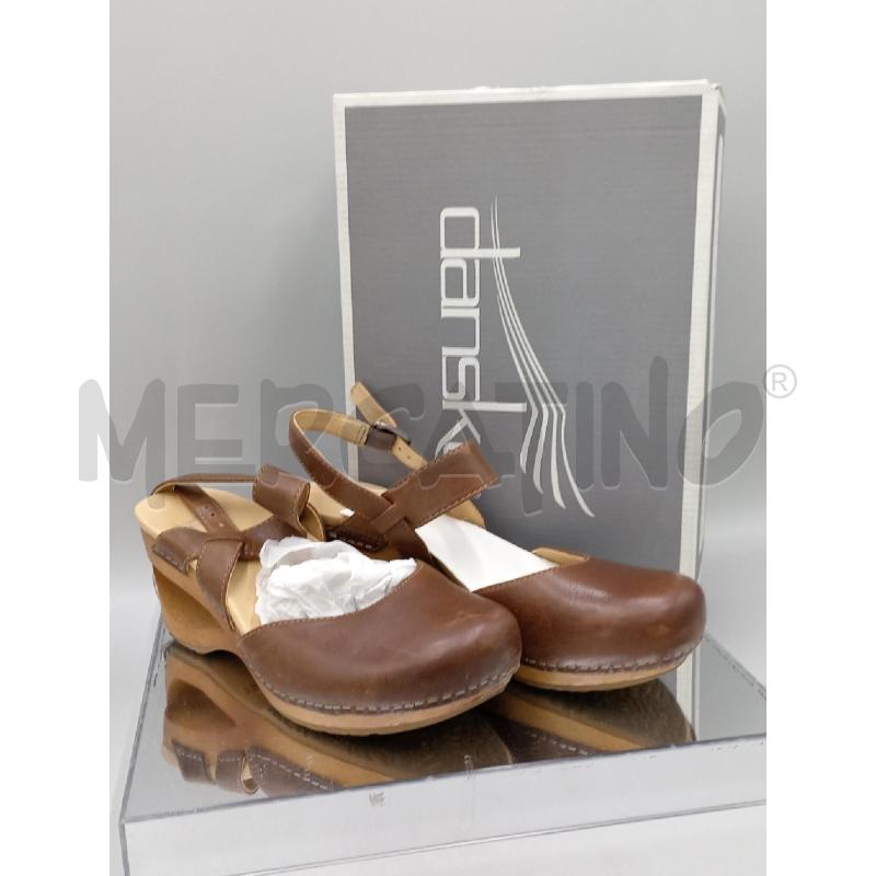 SCARPE DONNA DANSKO MARRONE CUOIO  | Mercatino dell'Usato Moncalieri bengasi 1