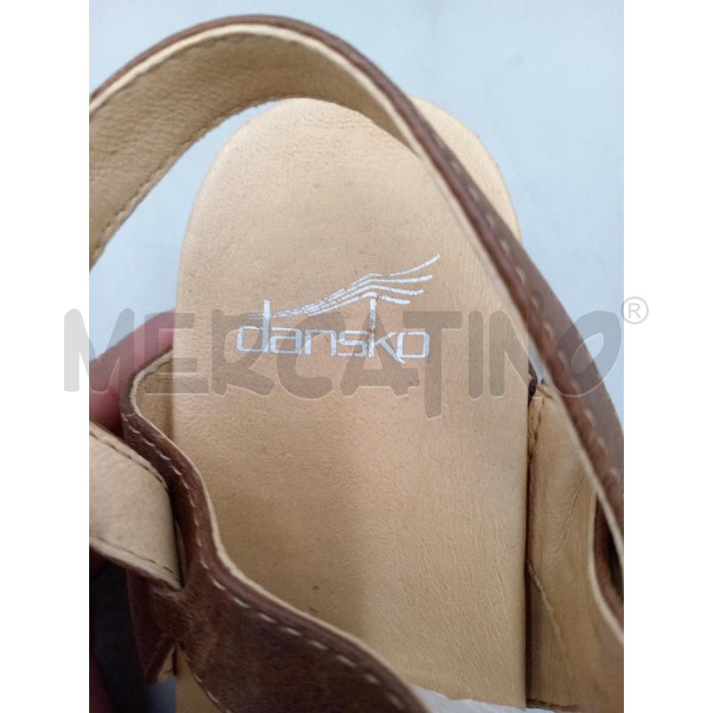 SCARPE DONNA DANSKO MARRONE CUOIO  | Mercatino dell'Usato Moncalieri bengasi 5