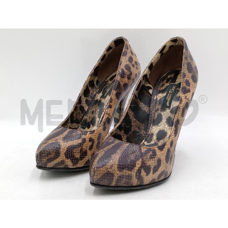 SCARPE DONNA D&G MACULATE MARRONI TACCO DA RIFARE | Mercatino dell'Usato Moncalieri bengasi 1