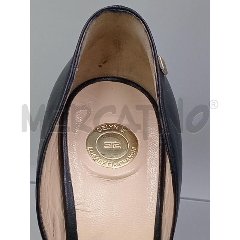 SCARPE DONNA ELISABETTA FRANCHI NERE TACCO | Mercatino dell'Usato Moncalieri bengasi 5