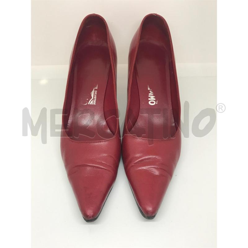 SCARPE DONNA FERRAGAMO ROSSE | Mercatino dell'Usato Moncalieri bengasi 5