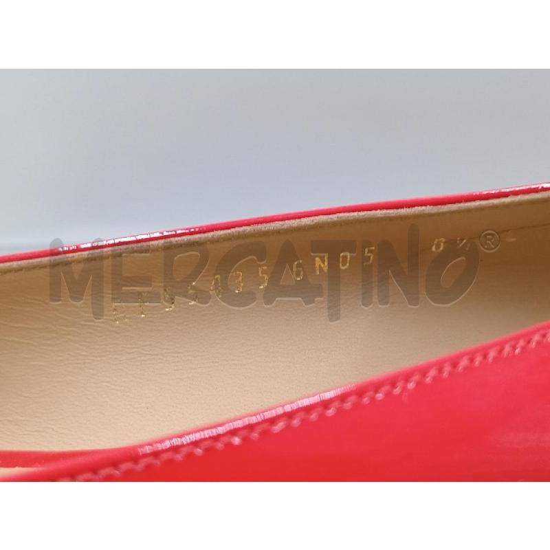 SCARPE DONNA FERRAGAMO ROSSE BALLERINE CON FIBBIA E FIOCCO | Mercatino dell'Usato Moncalieri bengasi 5