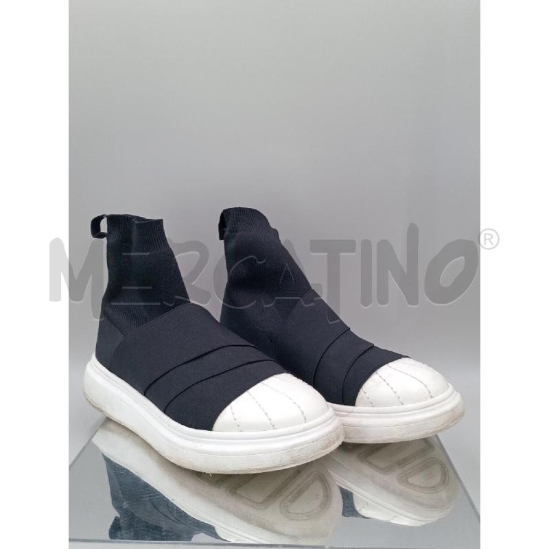 SCARPE DONNA FESSURA NERE E BIANCHE  | Mercatino dell'Usato Moncalieri bengasi 1