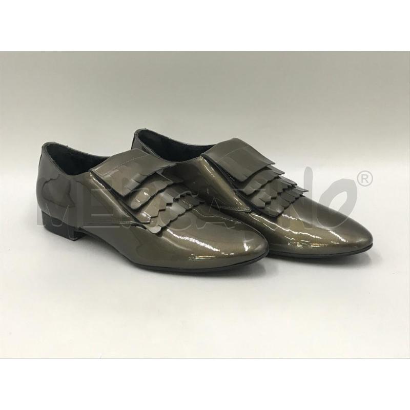 SCARPE DONNA FRAU VERDI VERNICE CON FRANGE | Mercatino dell'Usato Moncalieri bengasi 1