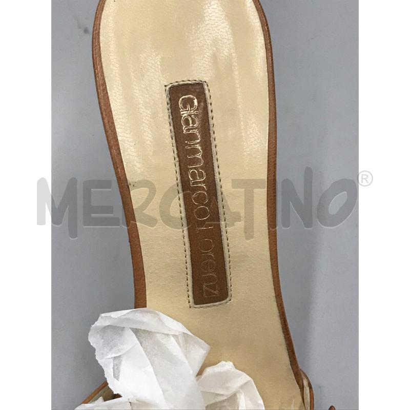 SCARPE DONNA GIAN MARCO LORENZI MARRONE PARTICOLARI DORATI | Mercatino dell'Usato Moncalieri bengasi 5