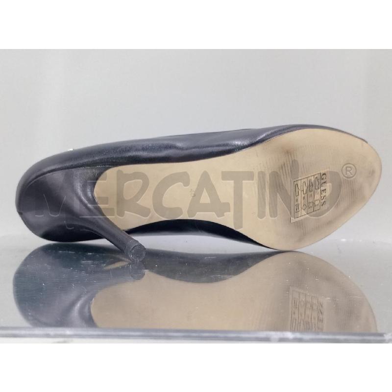SCARPE DONNA GUESS NERE TACCO APERTE DAVANTI | Mercatino dell'Usato Moncalieri bengasi 4
