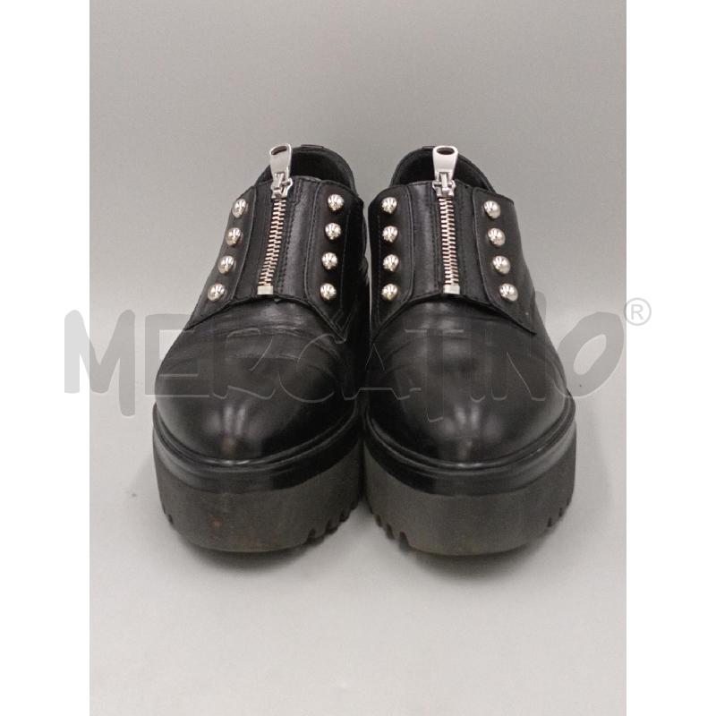 SCARPE DONNA JANET SPORT NERE CON PLATFORM E BORCHIETTE | Mercatino dell'Usato Moncalieri bengasi 2