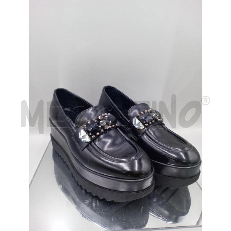 SCARPE DONNA LORENZO MARI NERE CON INSERTI GIOIELLO | Mercatino dell'Usato Moncalieri bengasi 1
