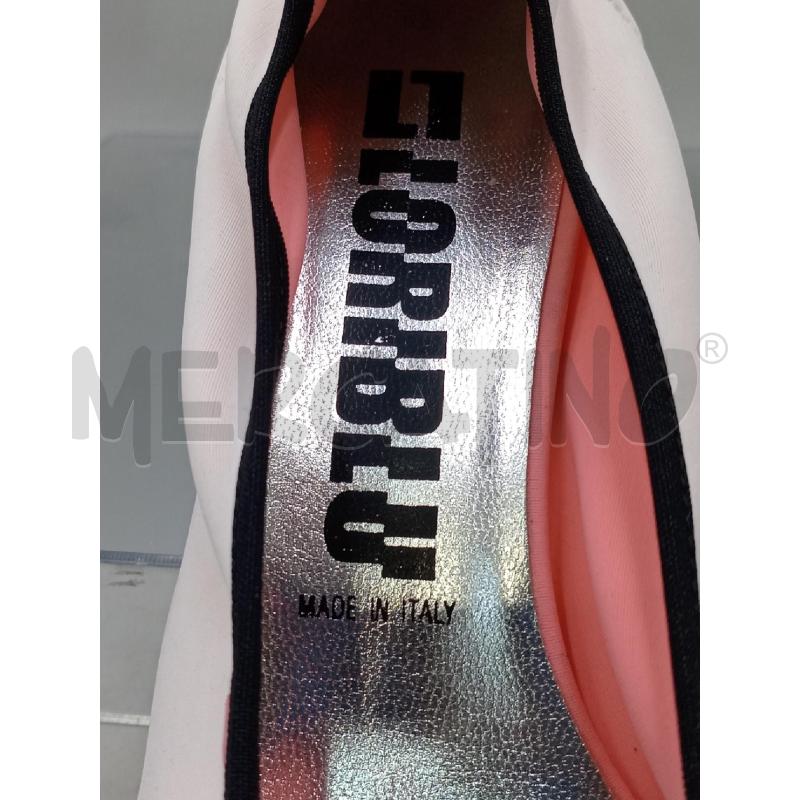 SCARPE DONNA LORIBLU BIANCHE INSERTI NERI E ROSA  | Mercatino dell'Usato Moncalieri bengasi 5