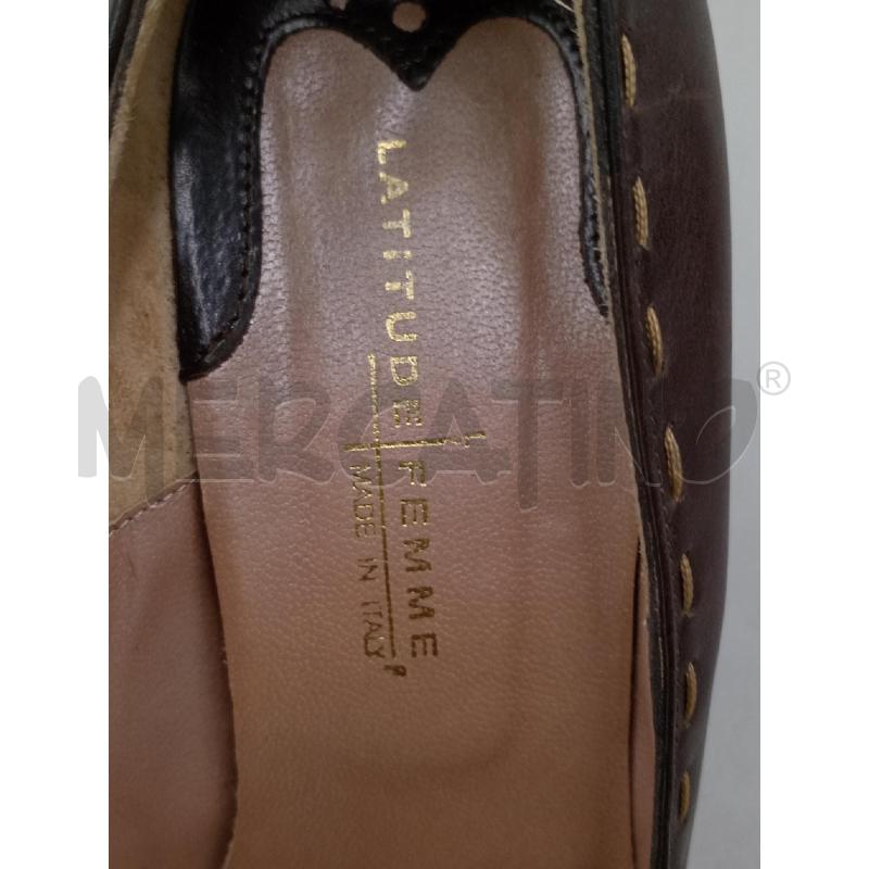 SCARPE DONNA LTITUDE FEMME MARRONE PELLE CON FIBBIA | Mercatino dell'Usato Moncalieri bengasi 5