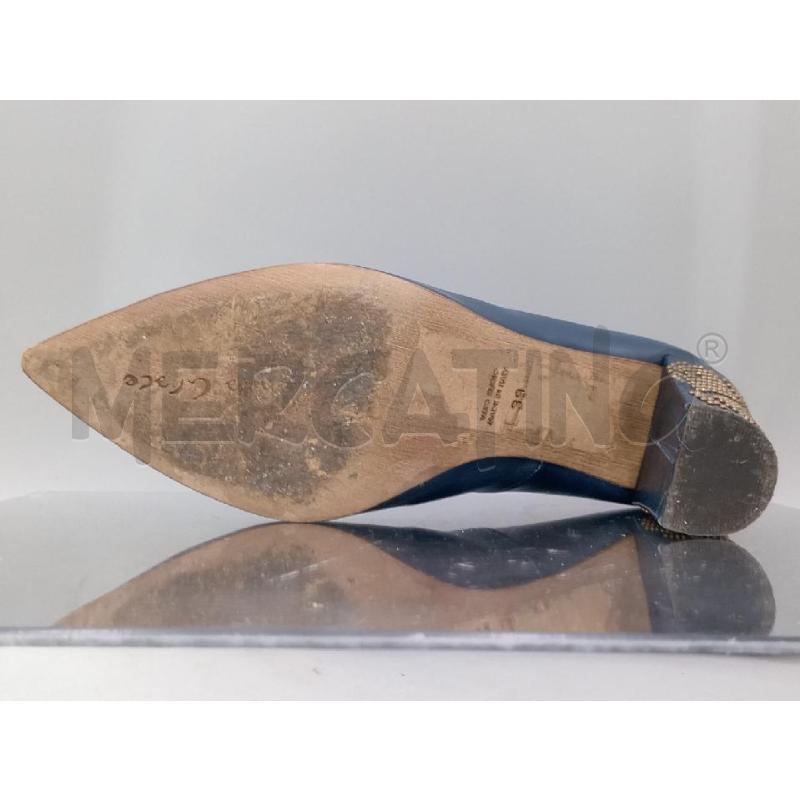 SCARPE DONNA MANILA GRACE BLU TACCO BORCHIETTE | Mercatino dell'Usato Moncalieri bengasi 4