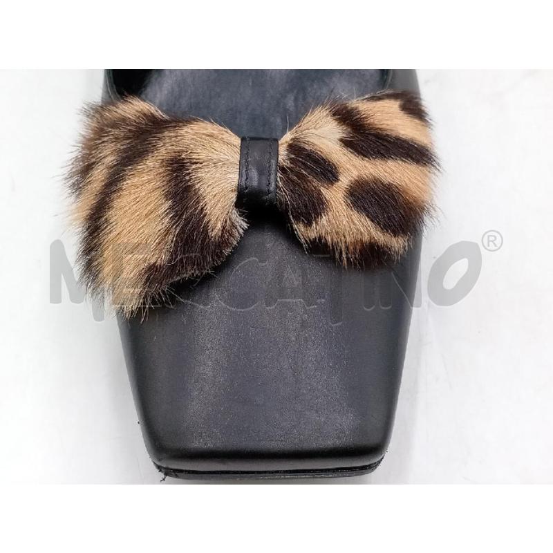 SCARPE DONNA MARIO BOLOGNA NERE INSERTO PELLICCIA LEOPARDATA | Mercatino dell'Usato Moncalieri bengasi 5