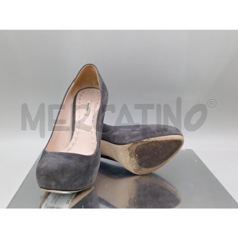 SCARPE DONNA MIU GRIGIE TACCO  | Mercatino dell'Usato Moncalieri bengasi 5