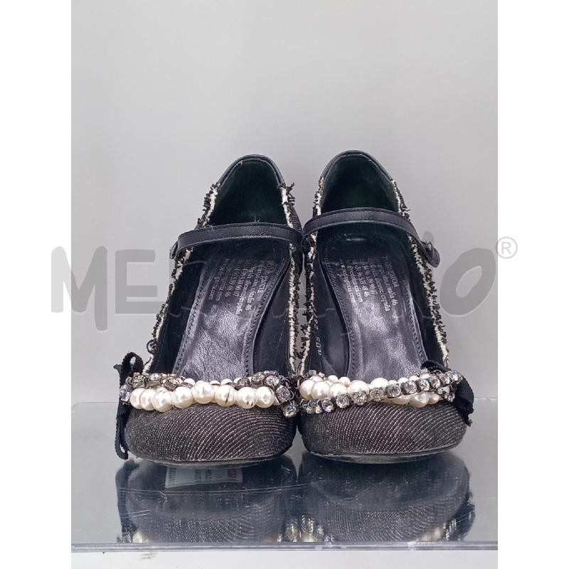 SCARPE DONNA PEDRO GARCIA NERE CON PERLINE E STRASS | Mercatino dell'Usato Moncalieri bengasi 2