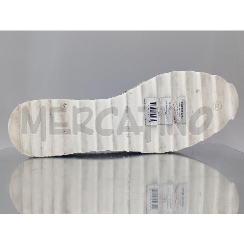 SCARPE DONNA PIECES NERE CON BORDO ARGENTATO | Mercatino dell'Usato Moncalieri bengasi 4