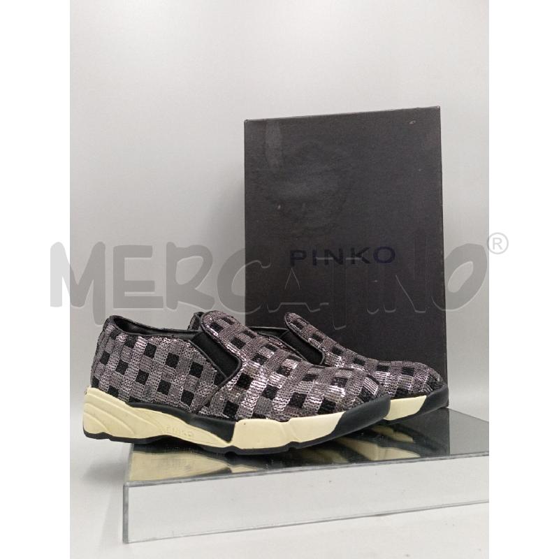 SCARPE DONNA PINKO NERE GRIGIE QUADRETTI PAILLETTES | Mercatino dell'Usato Moncalieri bengasi 1