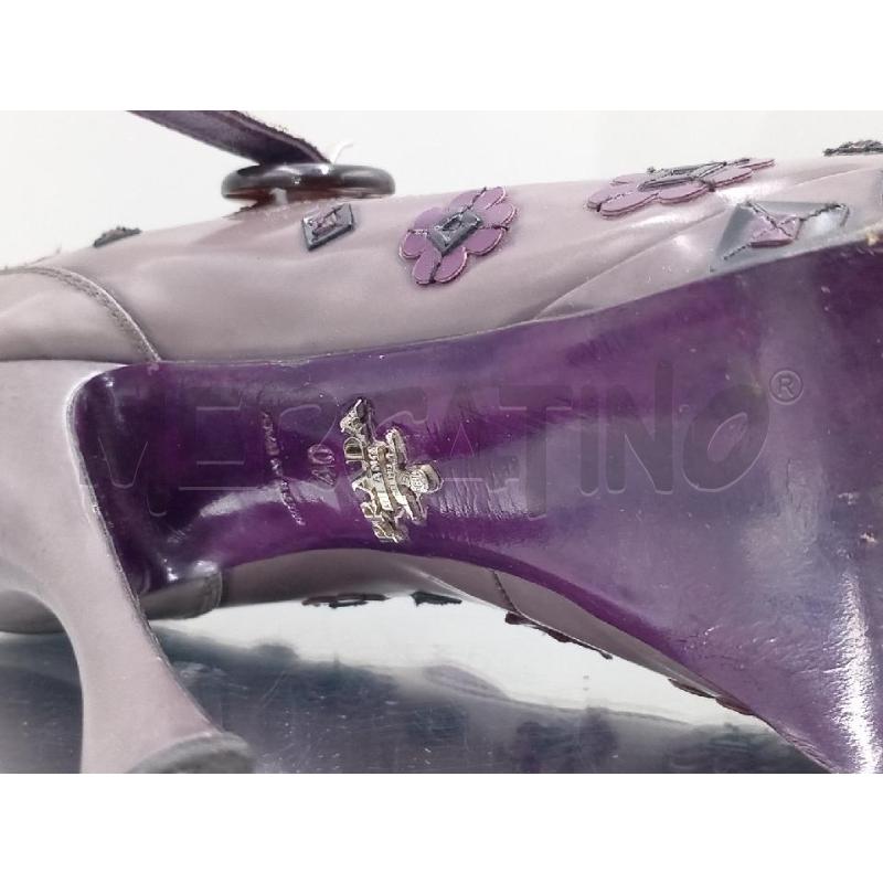 SCARPE DONNA PRADA GRIGE CON FIORELLINI | Mercatino dell'Usato Moncalieri bengasi 4