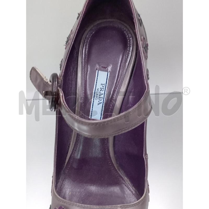 SCARPE DONNA PRADA GRIGE CON FIORELLINI | Mercatino dell'Usato Moncalieri bengasi 5