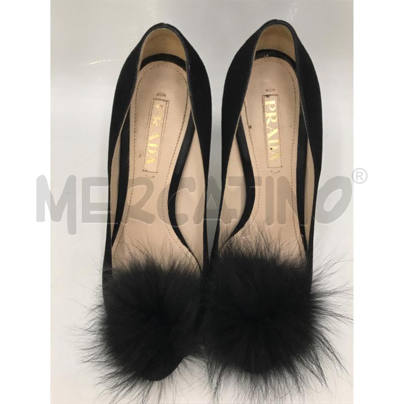 SCARPE DONNA PRADA NERE CON PON PON | Mercatino dell'Usato Moncalieri bengasi 4
